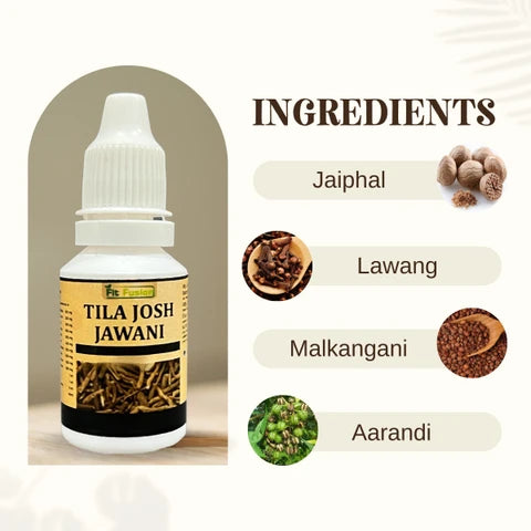 Tila Josh Jawani Herbal Massage Oil 20gm